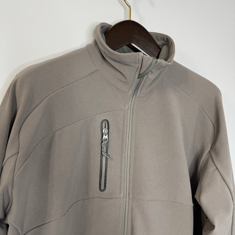 Salomon Gray Soft Shell Full Zip Jacket Grey Men'… - image 4